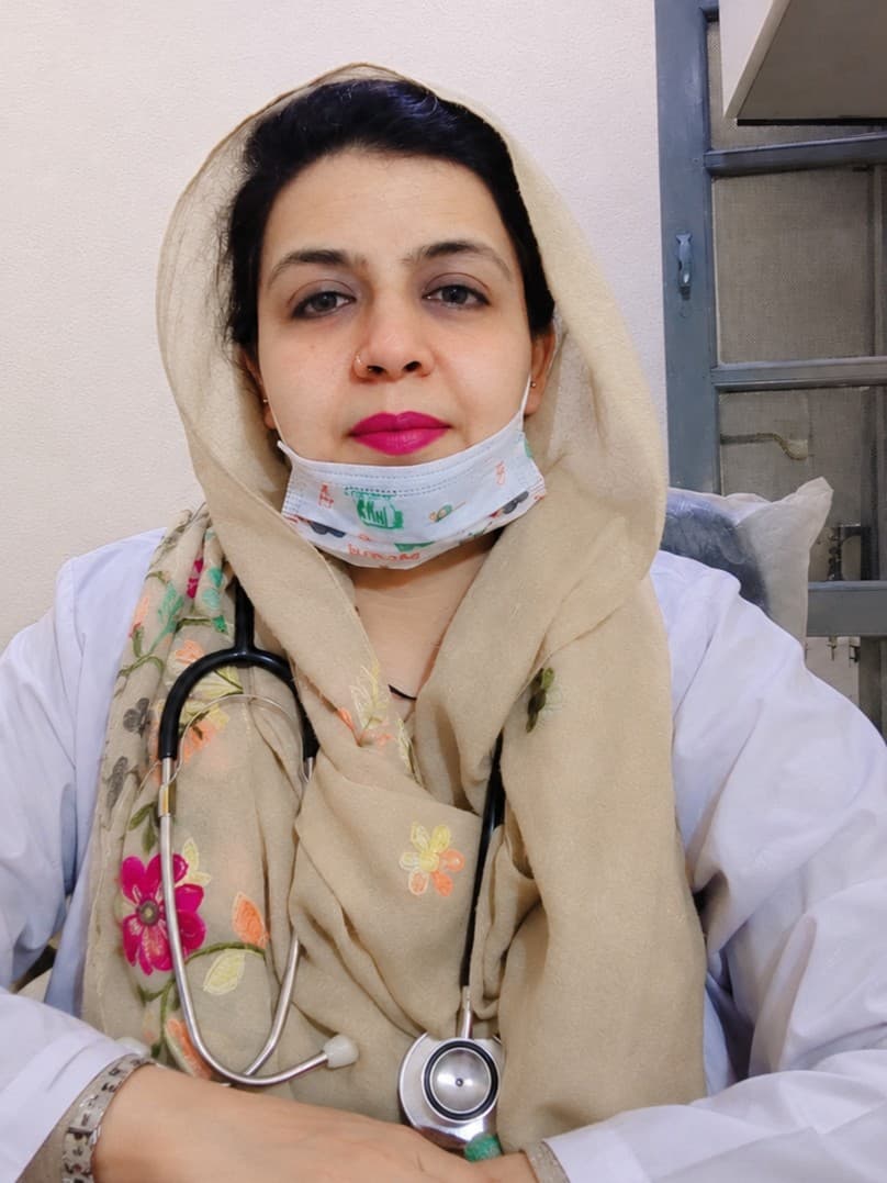 Dr. Sana Ahmed, Family Physician — professional portrait